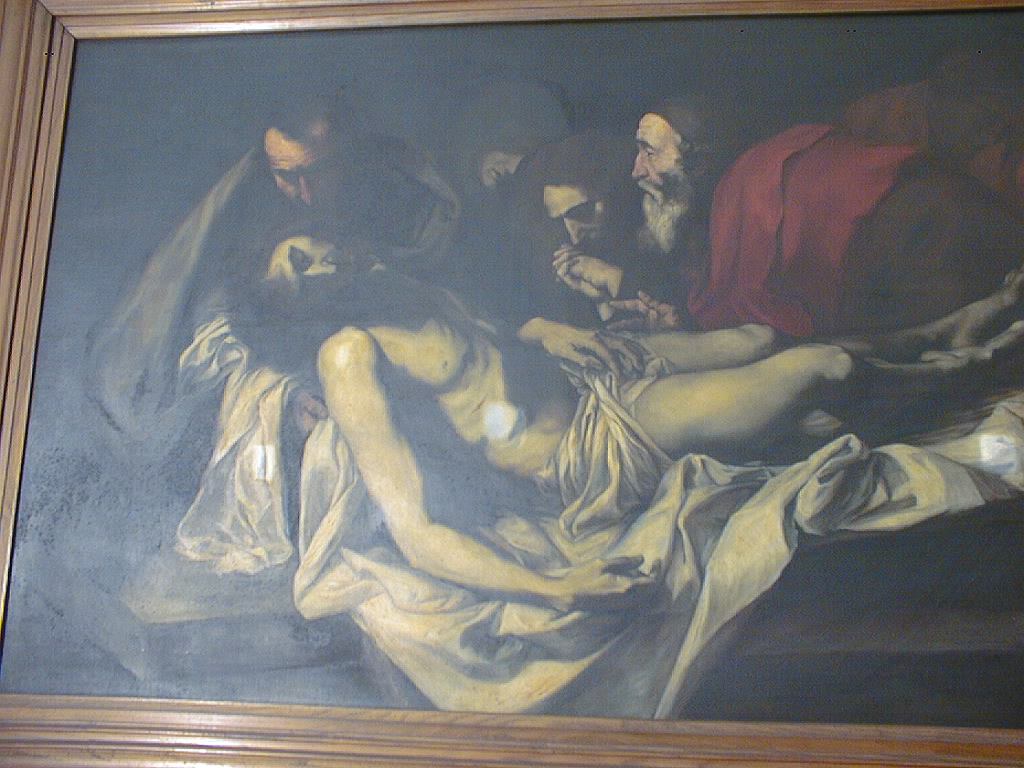 tableau et son cadre : La Déposition du Christ