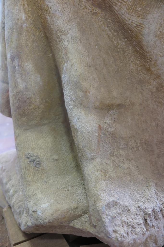 groupe sculpté de la Mise au tombeau