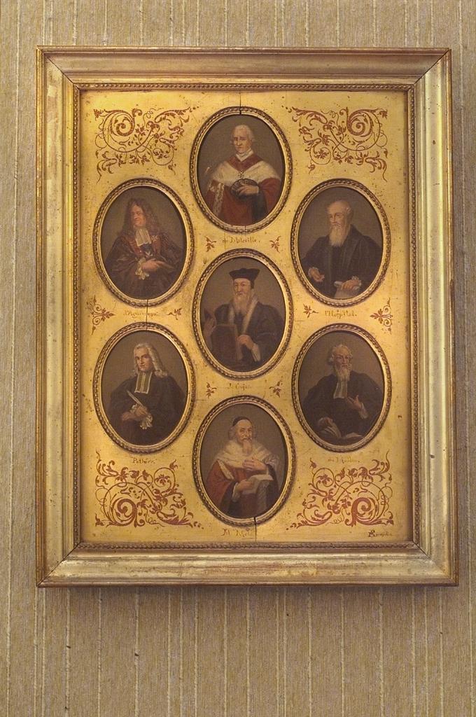 tableau : étude pour le plafond de la salle de la Cour d'assises