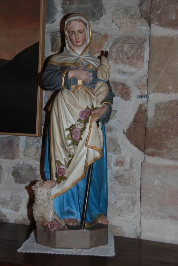 statue: sainte Germaine de Pibrac