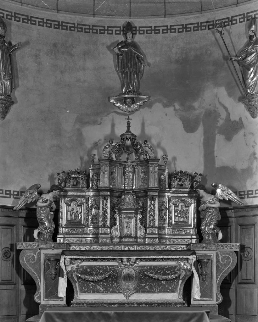 ensemble du maître-autel : autel, tabernacle, exposition