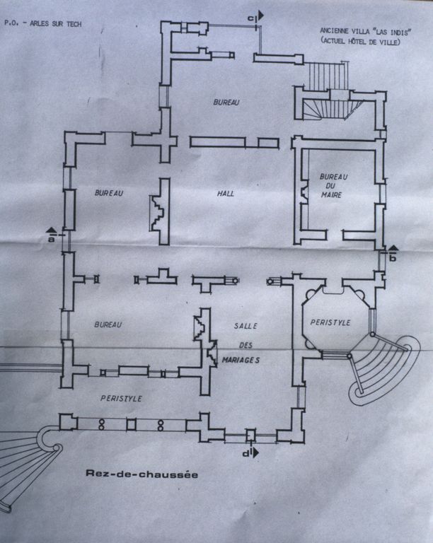 demeure Las Indis, actuellement hôtel de ville