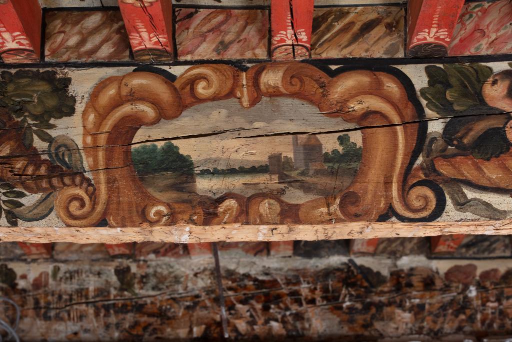 ensemble des peintures monumentales du château