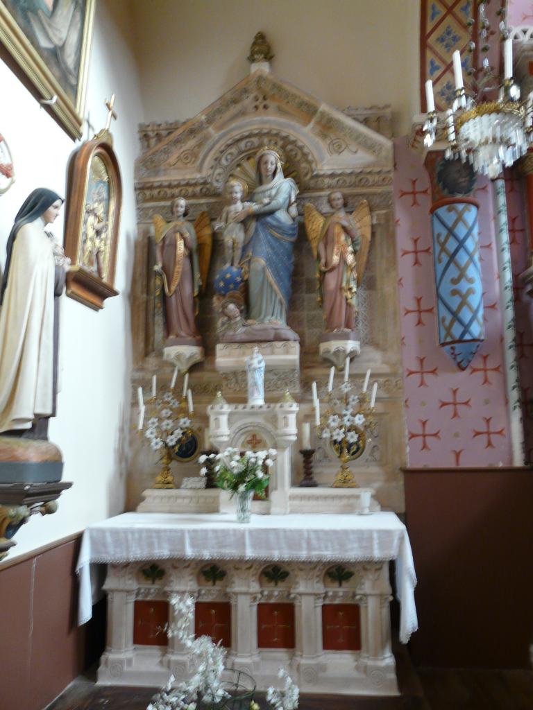autel secondaire de la Vierge