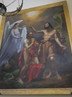 tableau et son cadre : Le Baptême du Christ