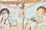 Les peintures monumentales du XVe siècle du chœur : La Passion du Christ