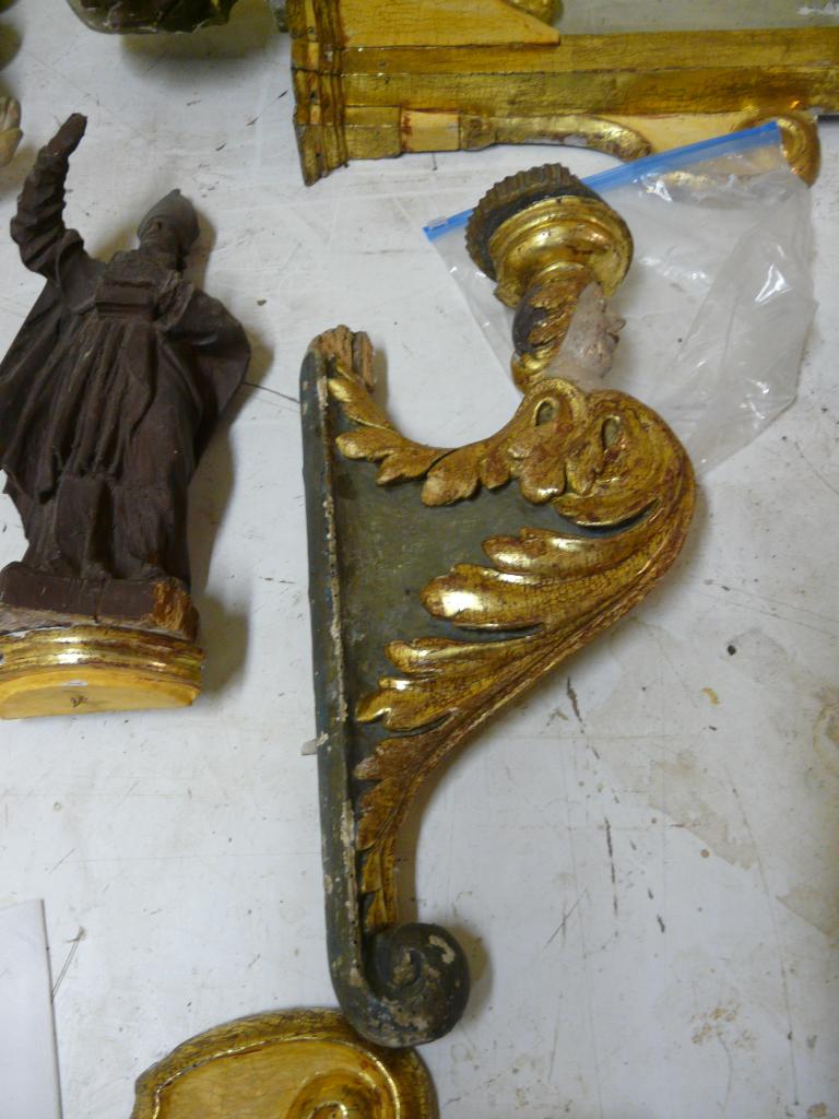 bras de lumière n°1 (élément de retable)