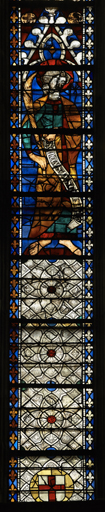 verrière N°6 de l'ancienne cathédrale de Narbonne
