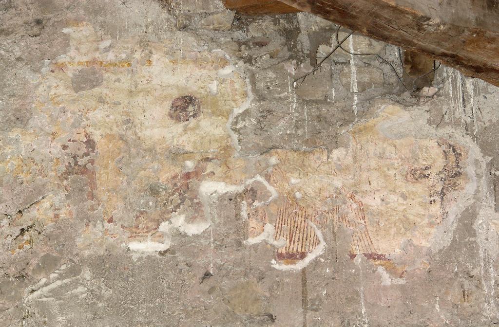 peinture monumentale de la galerie haute du cloître