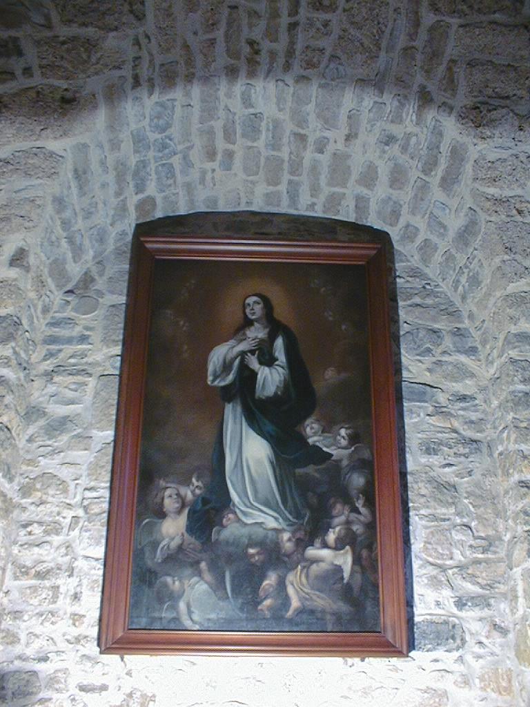 tableau et son cadre : L'Immaculée Conception
