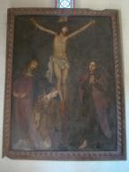 tableau et son cadre : La Crucifixion