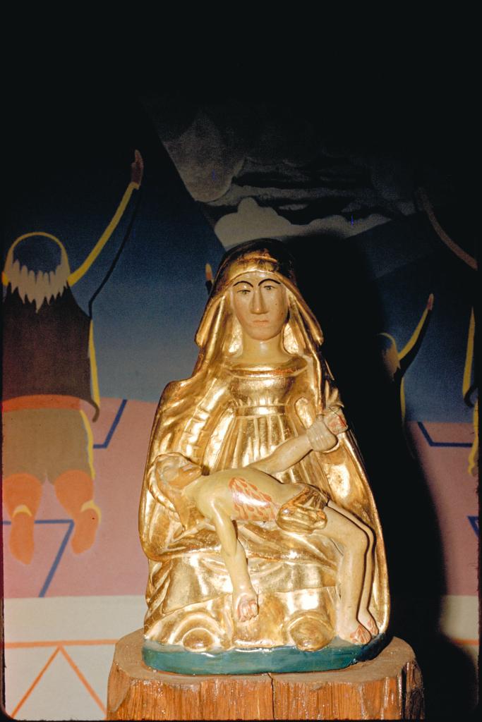 groupe sculpté (statuette) : Vierge de Pitié