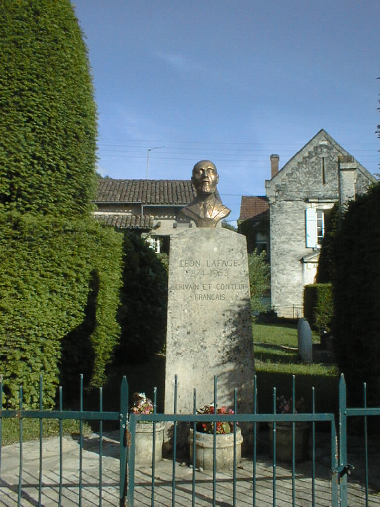 buste : Portrait de l'écrivain et poète occitaniste Léon Lafage