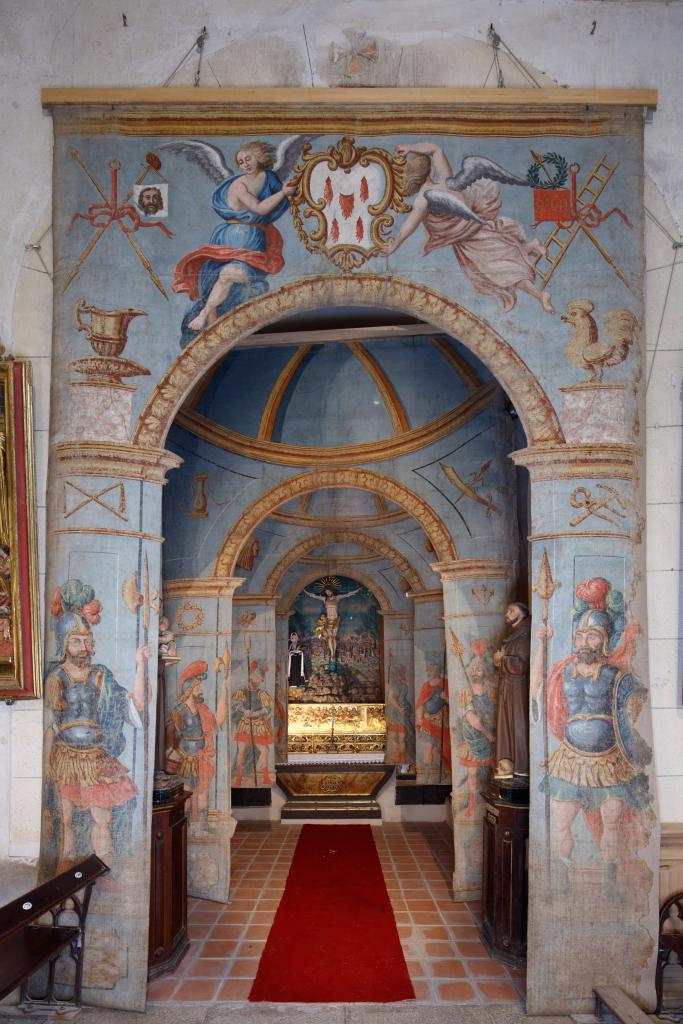 tenture d'église monument de la Semaine Sainte (décor 4) tentures d'église ,