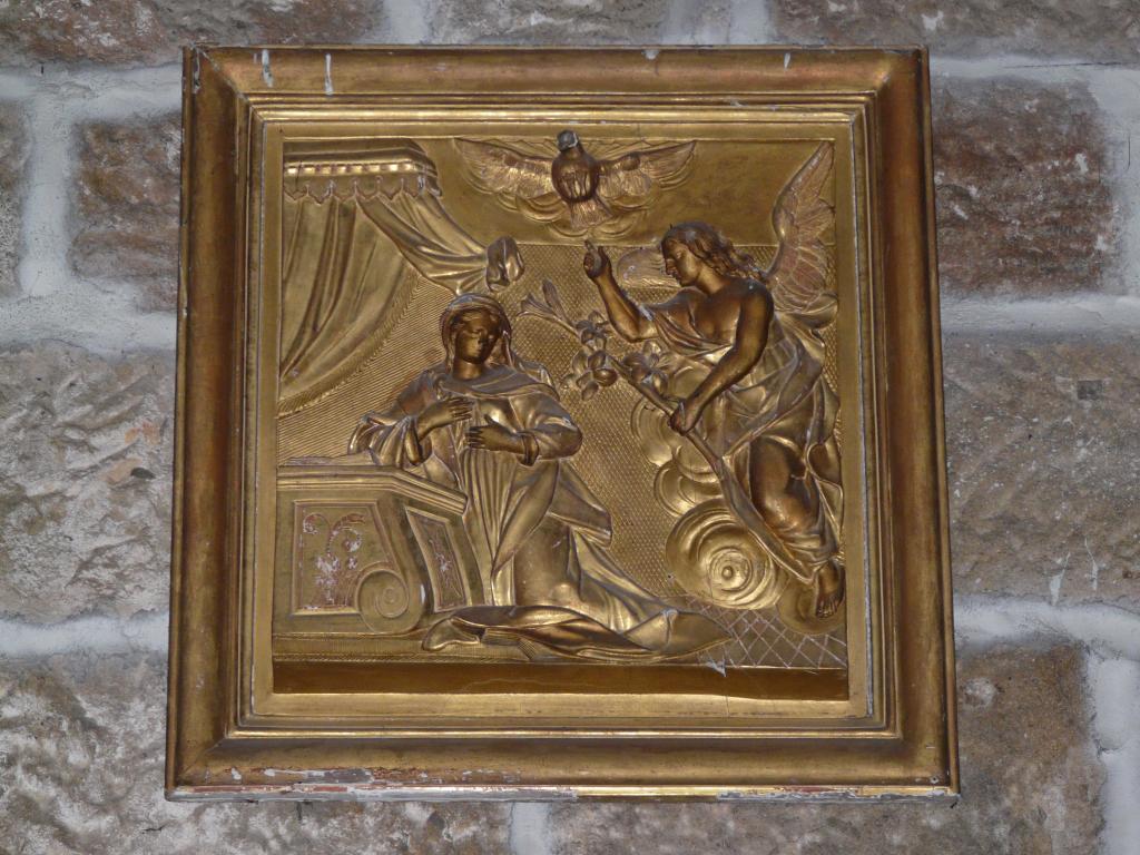 relief (panneau sculpté) : l'Annonciation