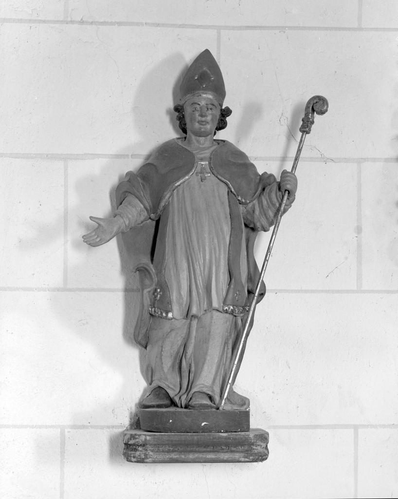 ensemble de 2 statues : saints évêques