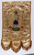 bannière blanche de Jeanne d'Arc