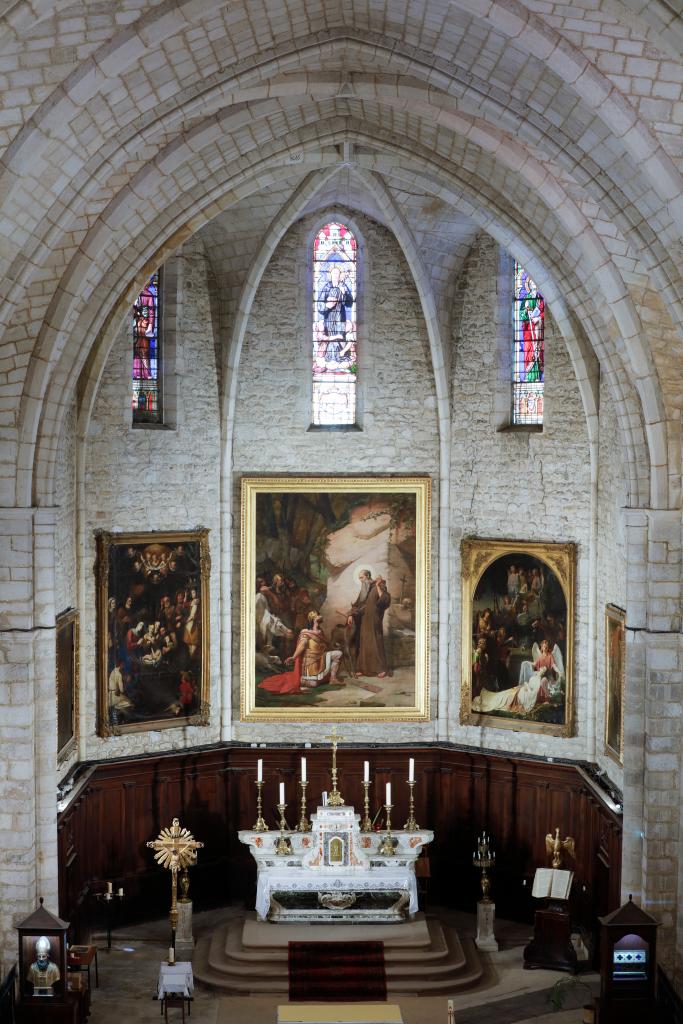 église haute de l'ancienne abbaye de Saint-Gilles