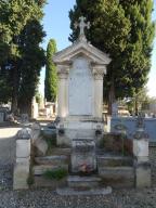 tombe, trapèze B, couronne, n°245, tombeau de Jean et Emile Gibert
