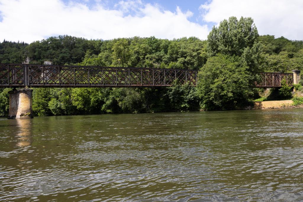 pont de Bouziès sur le Lot, pont Eiffel ou pont de Conduché