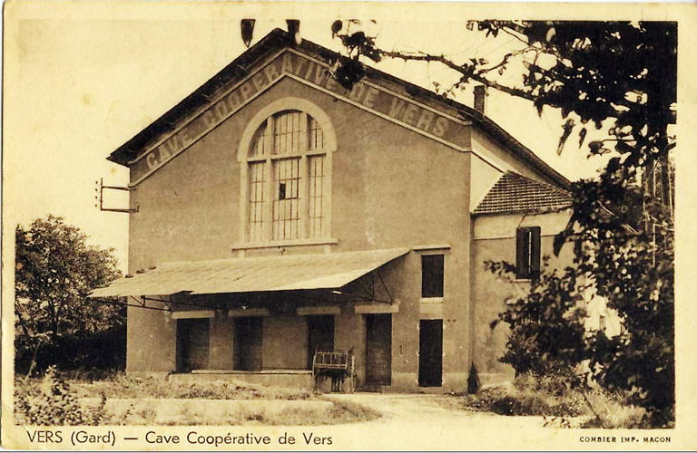 coopérative vinicole de Vers, actuellement Cave Coopérative intercommunale du Pont du Gard