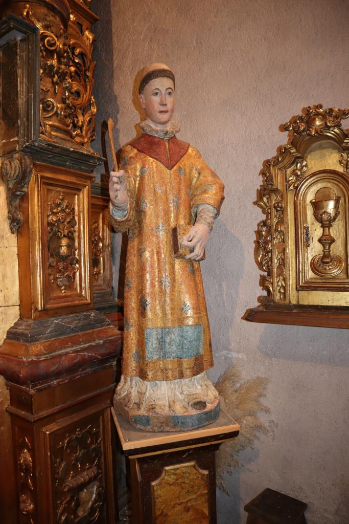 Ensemble de 3 socles de statue