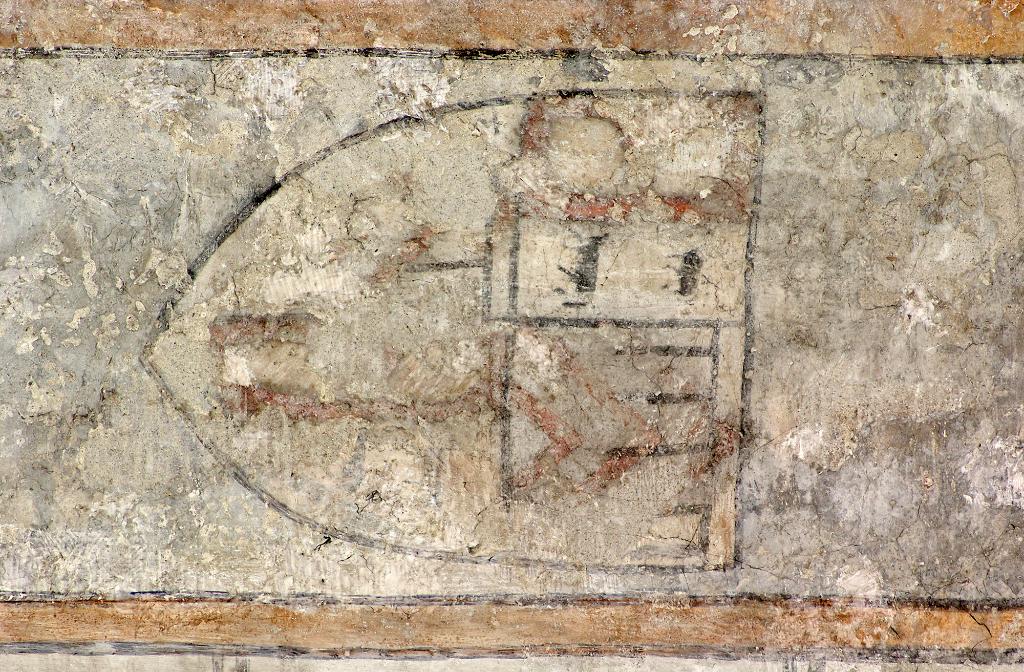 ensemble des décors 15e de la nef : peinture monumentale