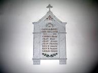 tableau commémoratif des morts de la guerre de 1914-1918