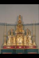 tabernacle, exposition (tabernacle à ailes et dais d'exposition)