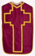 ornement liturgique rouge