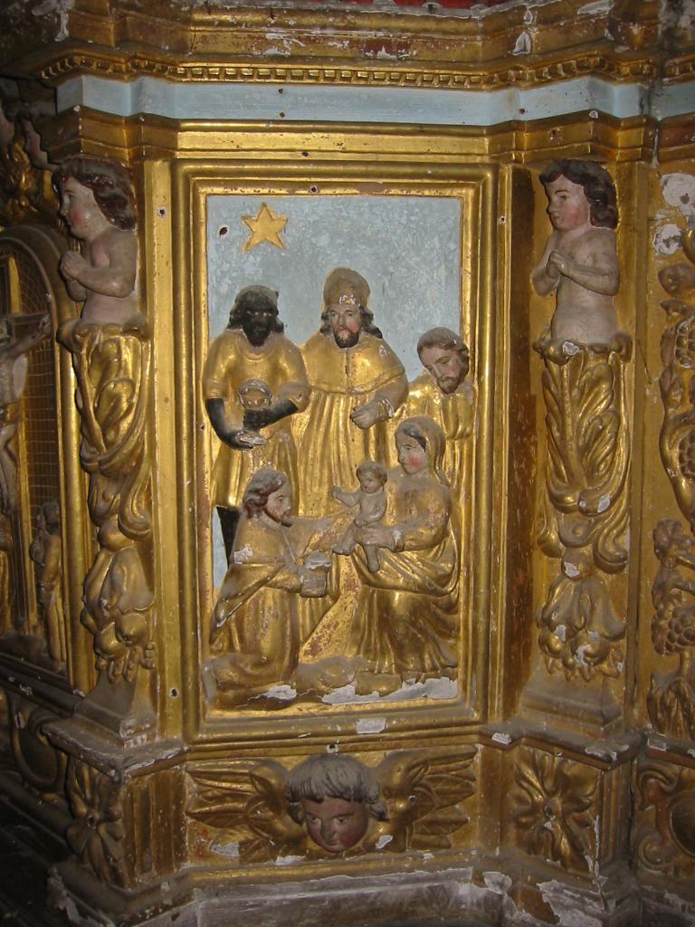 ensemble du maître-autel (autel et tabernacle)