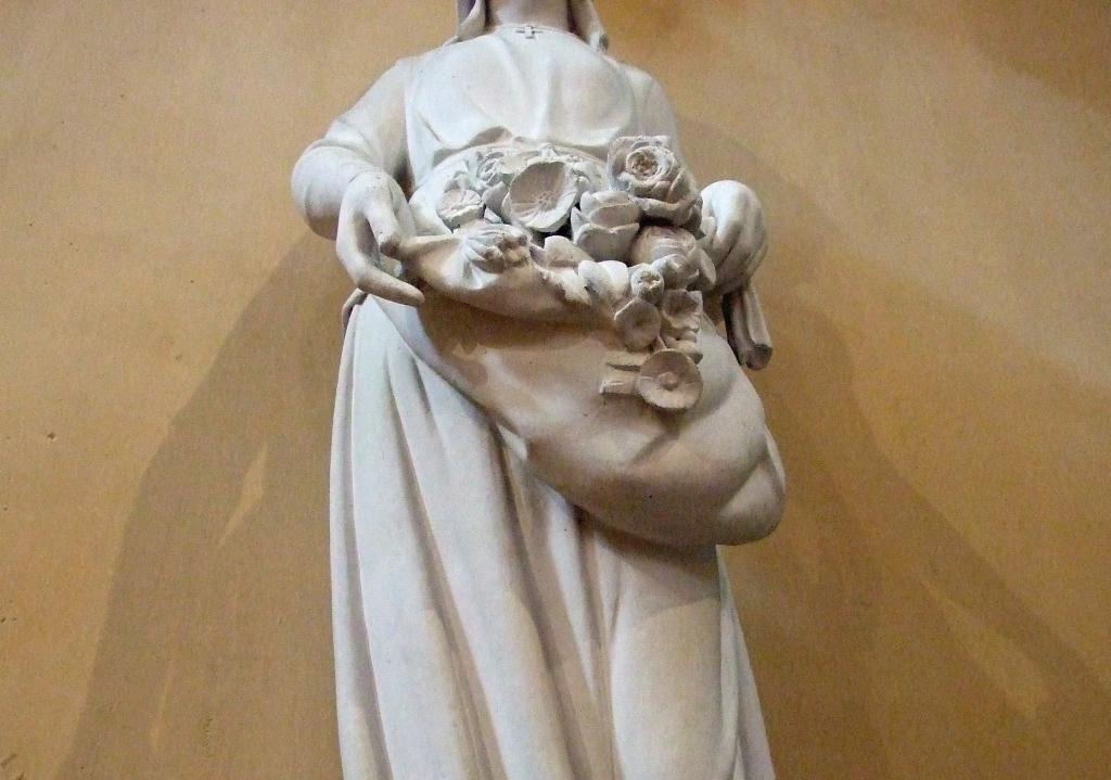 paire de statues : sainte Germaine et saint François-Xavier