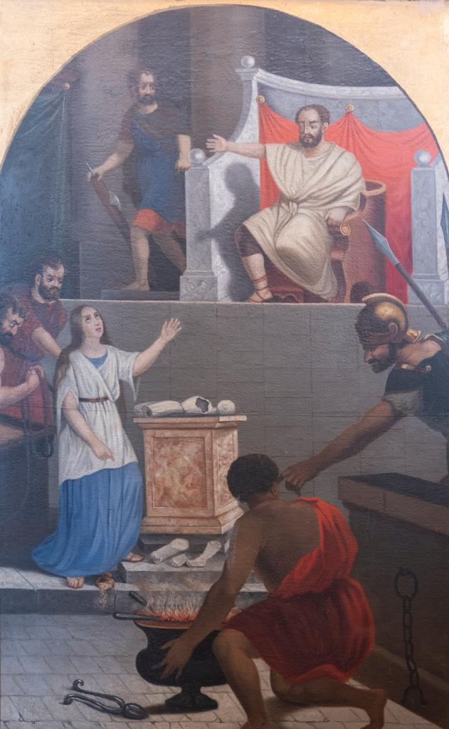 tableau Martyre de sainte Eulalie de Mérida