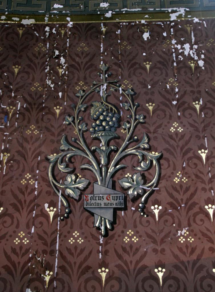 ensemble des peintures murales de la chapelle de l'Hôpital Narbonne-Pelet