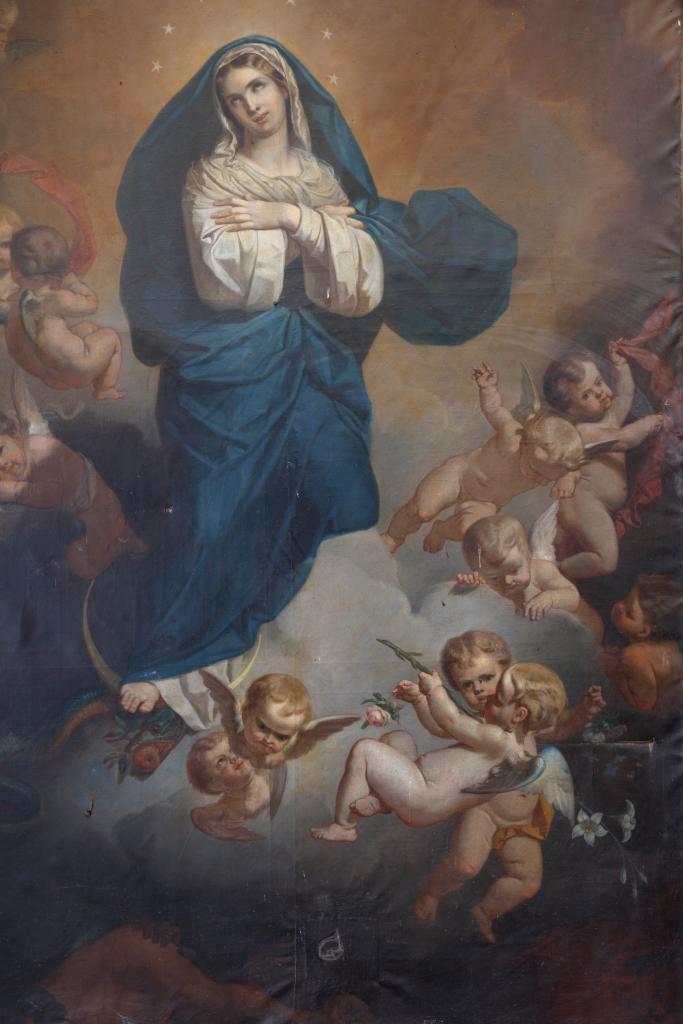 tableau et son cadre : Assomption de la Vierge