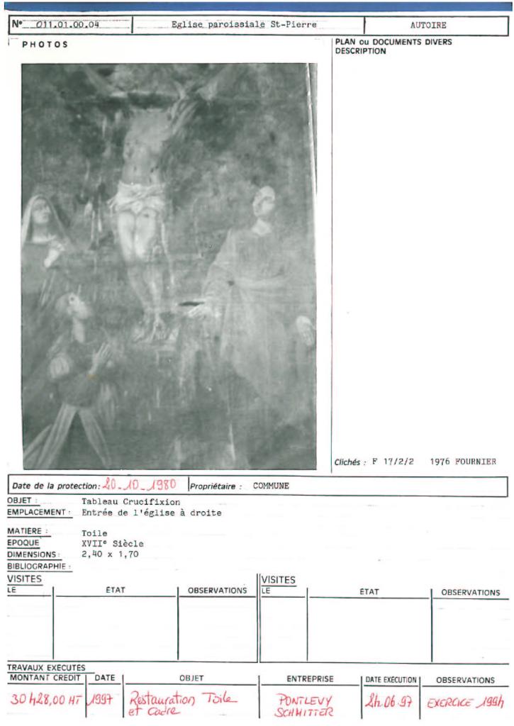 tableau : la Crucifixion