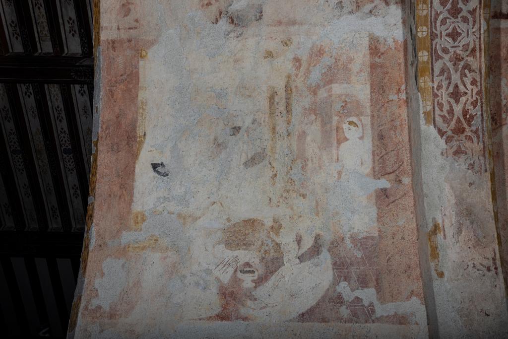 Les peintures monumentales de la chapelle nord