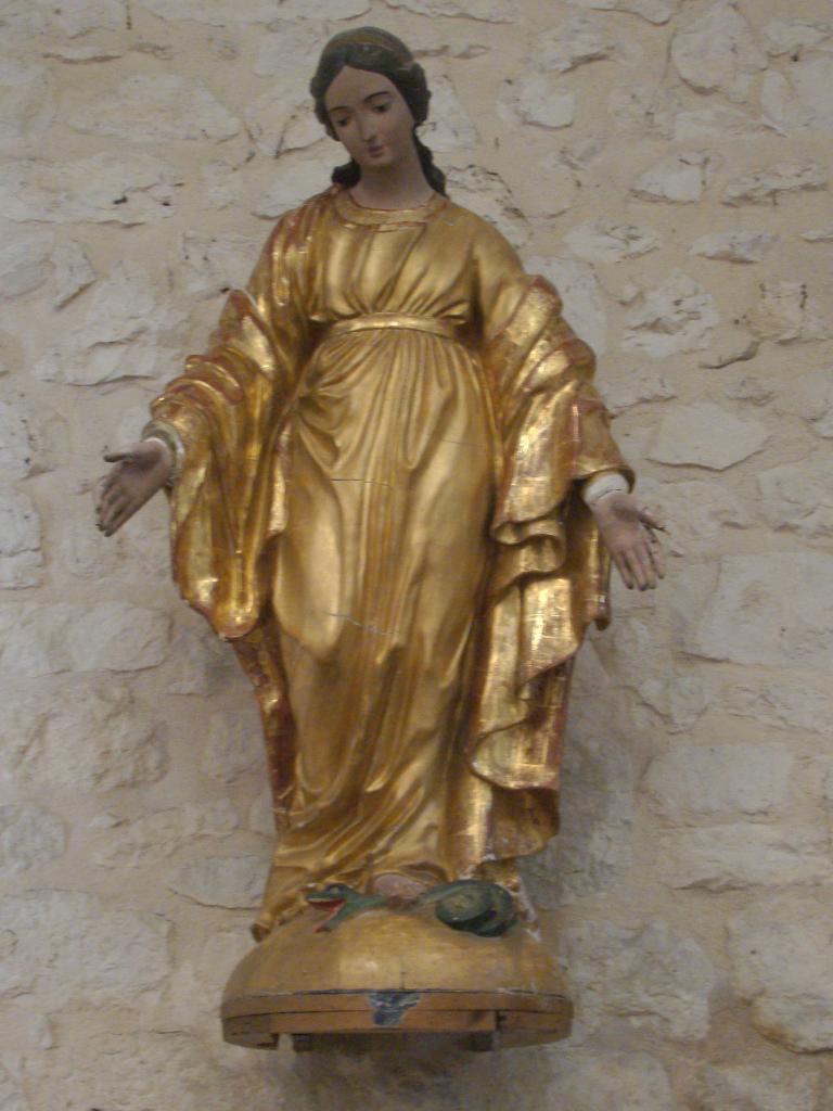 statue (petite nature) : Immaculée Conception