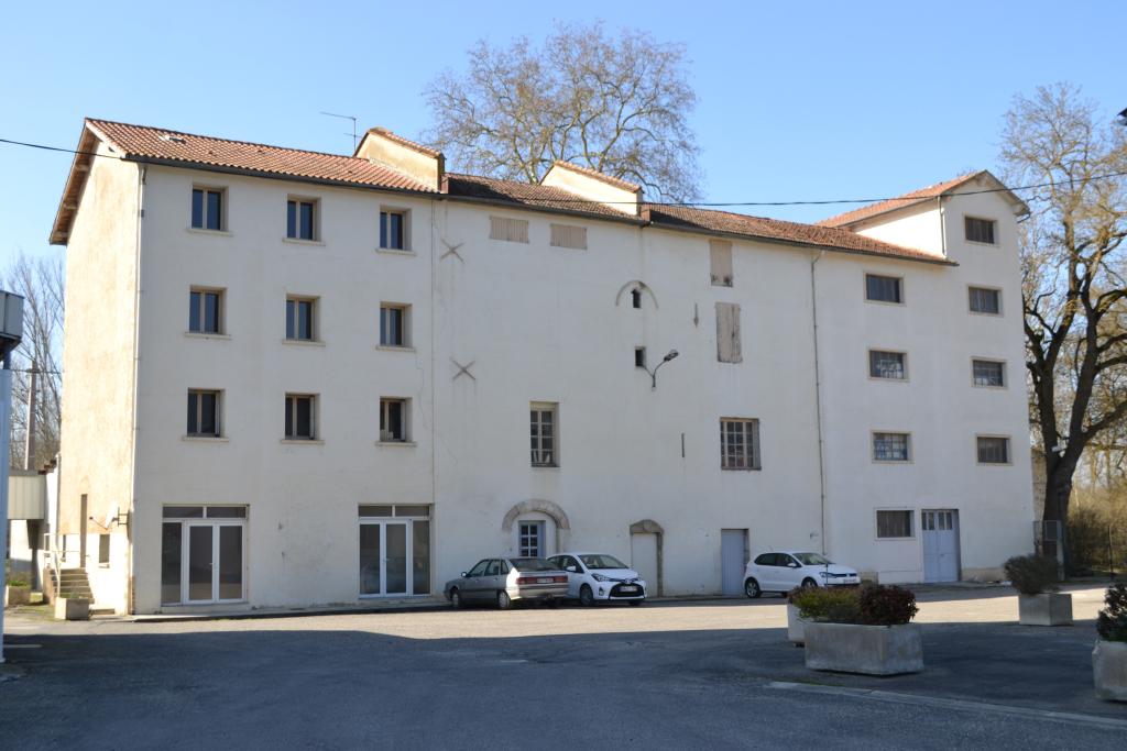 anciens château et moulin de Casteljaloux, actuellement minoterie