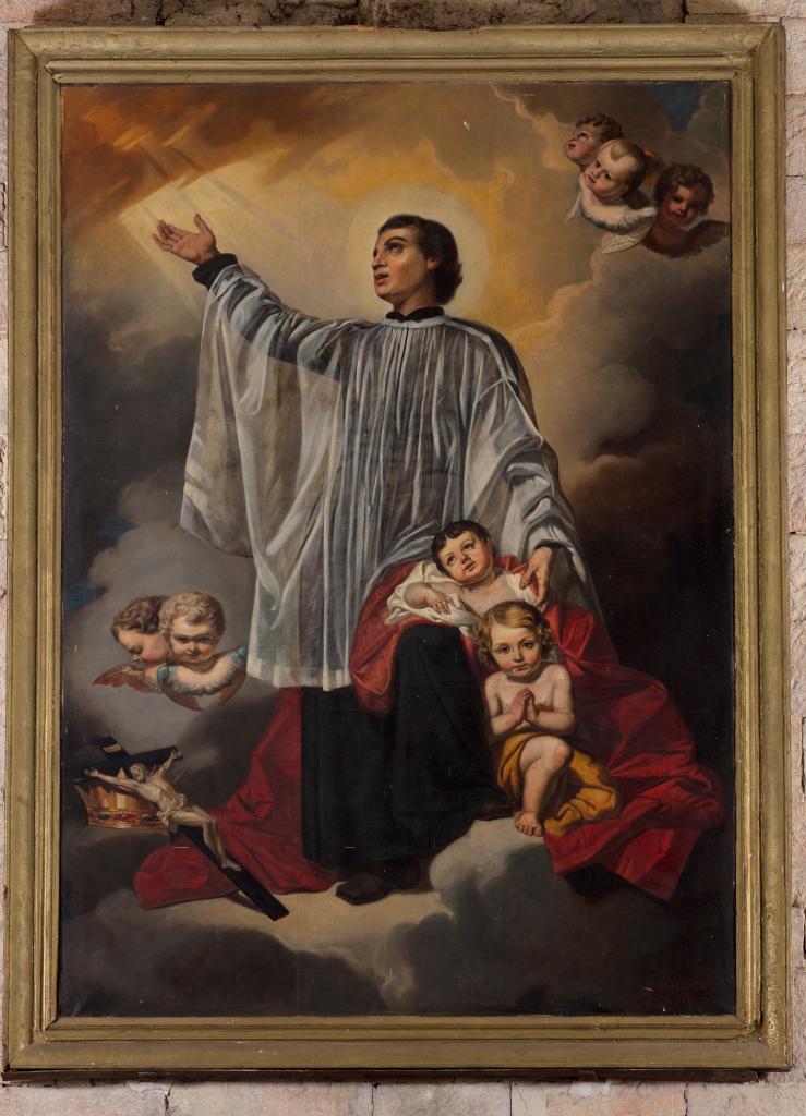 tableau : saint Louis de Gonzague