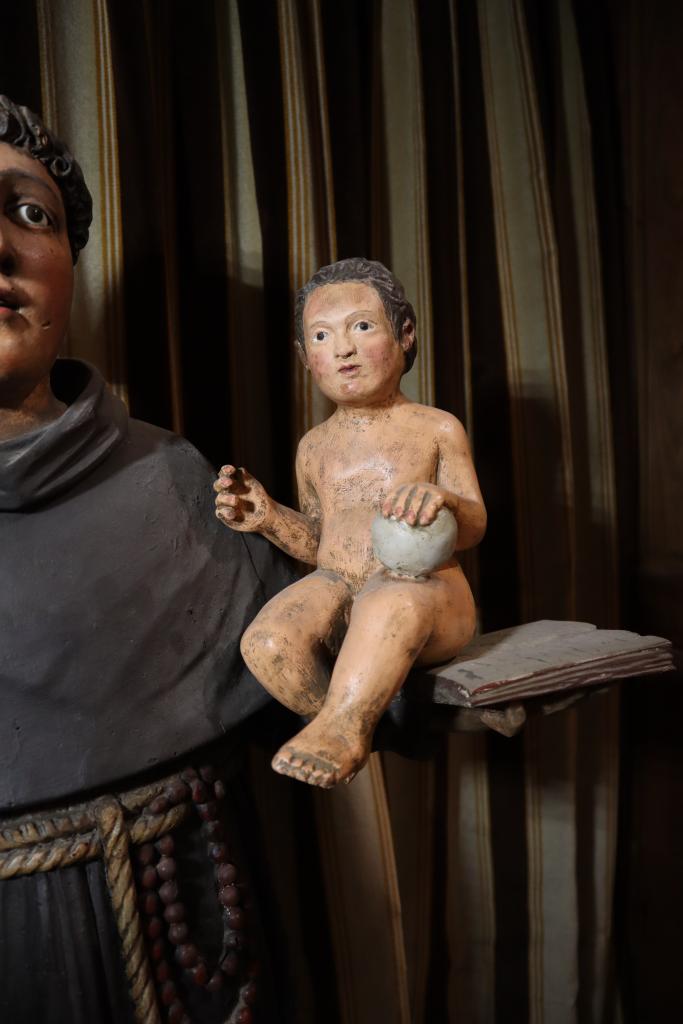 Statue de saint Antoine de Padoue (du retable de saint Antoine de Padoue, disparu)