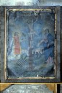 tableau : Calvaire avec saint Vincent