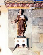 ensemble de 2 statues : saint Just, saint Pasteur
