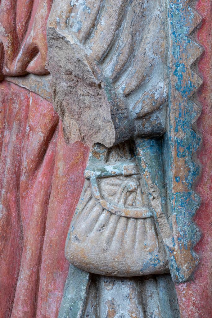 groupe sculpté de la Mise au tombeau
