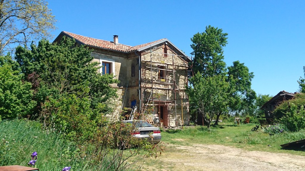 mairie-école, actuellement maison