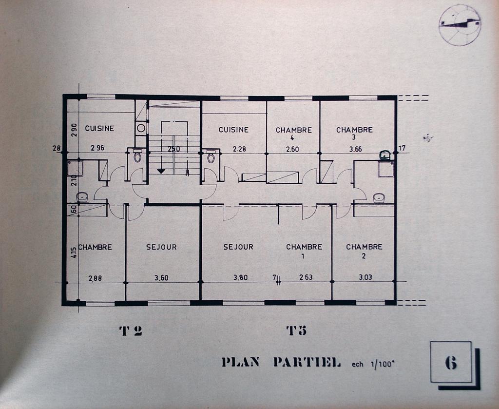 ensemble de 21, 30 et 60 logements : immeuble D'Artagnan, Porthos et Z
