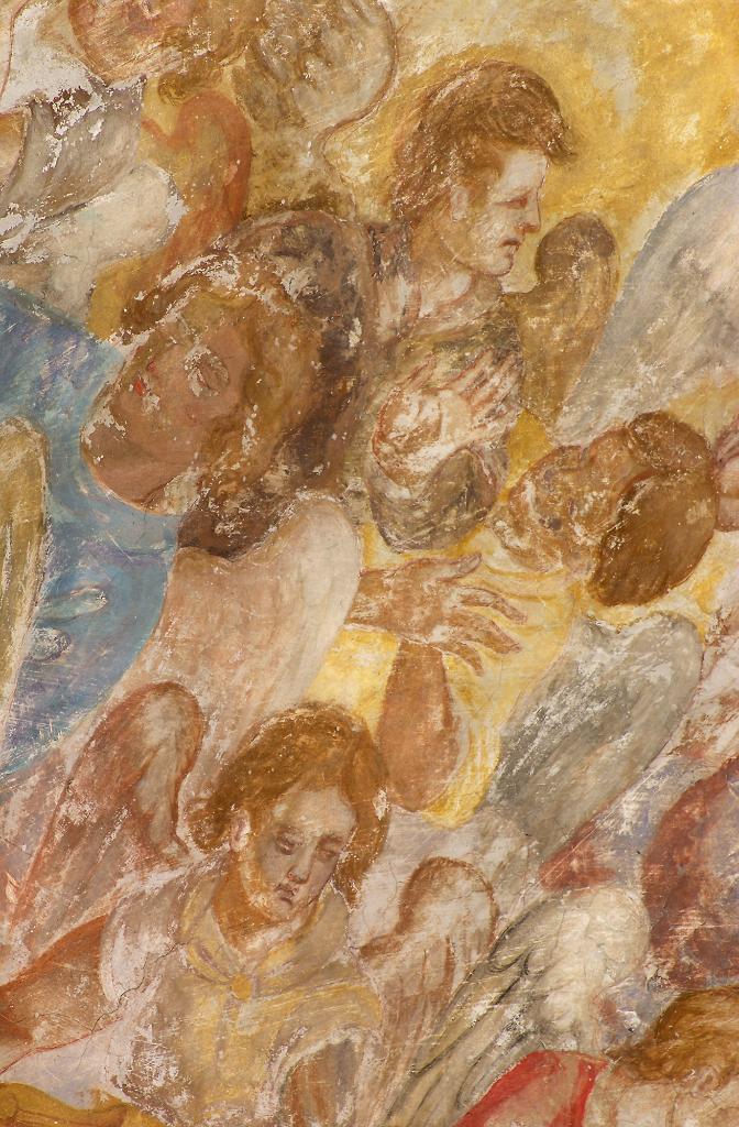 peinture monumentale du choeur : Glorification de la Vierge