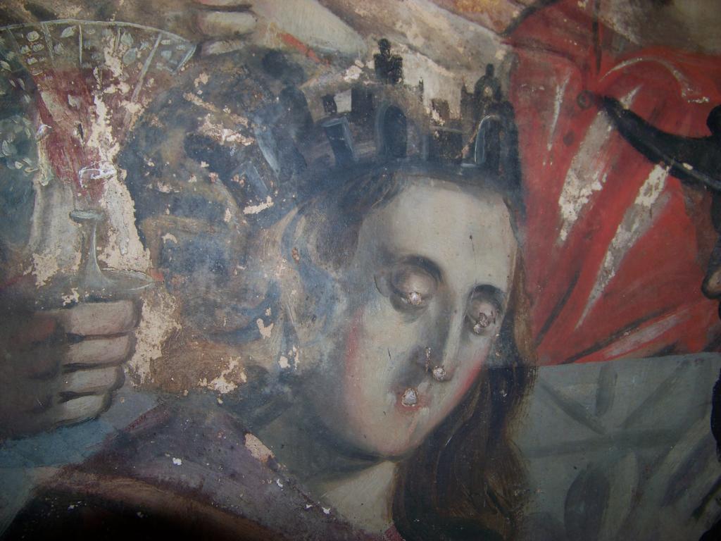 Les peintures murales du studiolo