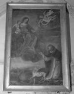 tableau : Vierge du Rosaire, Donation du Rosaire