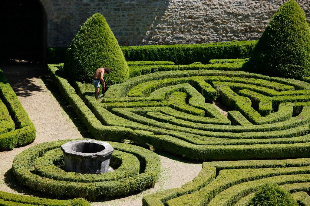 jardin d'agrément du château de Montal